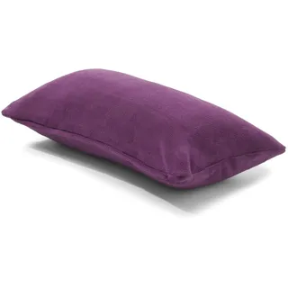 CelinaTex Xanio Dekokissen mit Innenkissen 40 x 80 cm lila Coral-Fleece Sofakissen Mikrofaser Kuschelkissen