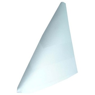 Grevotex Damast Serviette/Mitteldecke/Tischdecke mit Satin-Band, Weiß, weiß, 40 x 40 cm