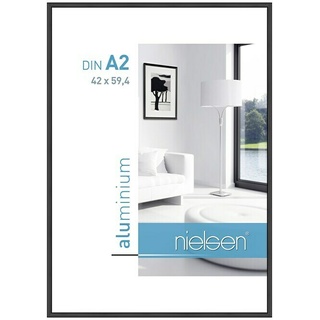Nielsen Bilderrahmen Classic  (DIN A2, 42 x 59,4 cm, Schwarz, Glas)