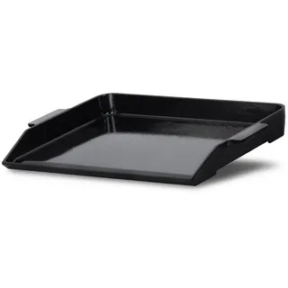 BBQ-Toro Gusseisen Grillplatte, 59 x 41 cm, BBQ Plancha emailliert, Grillpfanne, Grillschale