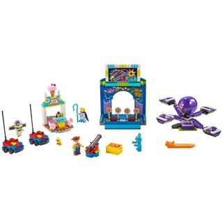 LEGO® Spielbausteine LEGO 10770 Toy Story Buzz & Woodys Jahrmarktspaß!, (Set, 230 St) bunt
