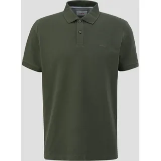 S.Oliver Poloshirt aus Baumwollpiqué, Herren, Grün, M