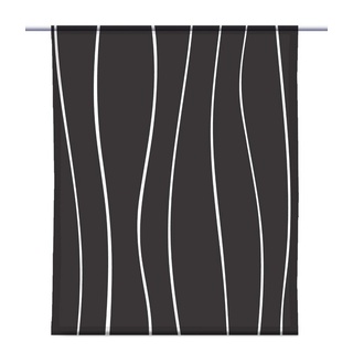 Scheibengardine Moderna Run black, Gardine - B-line, gardinen-for-life 60 cm x 75 cm