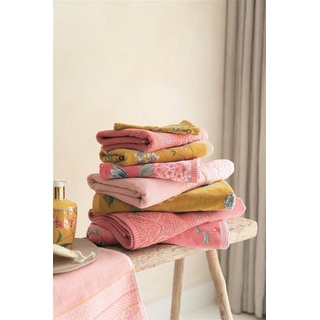 PiP Studio Handtuch Soft Zellige Pink 55X100 Set A 3 Rosa 100% Cotton, terry, 500 GSM, Baumwolle (1-St)
