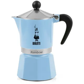 Bialetti Mokka Espressokocher 0,13 l 3 Tassen Blau