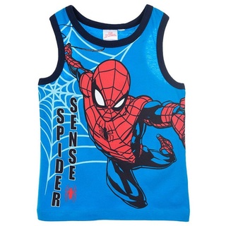 Spiderman Muskelshirt Jungen Tank-Top Sommer-Shirt Muskel-Shirt blau 98
