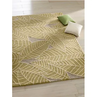 Teppich HEINE HOME Teppiche Gr. B/L: 70 cm x 140 cm, 13 mm, 1 St., grün Wohnzimmerteppiche