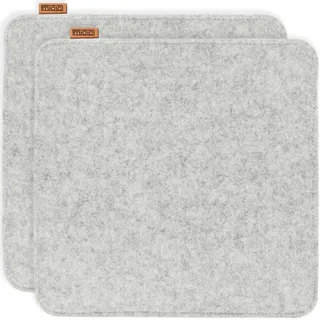 MIQIO Sitzkissen 40 x 40 cm Grau