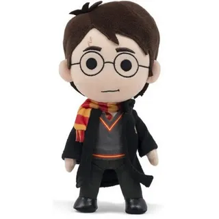 Quantum Mechanix Kuscheltier Harry Potter Q-Pal Plush Harry Potter Kuscheltier 24 cm Plüschtier XXL (1-St), XXL Stofftier Kawaii Plush Stofftier Cute Plushie Halloween Geschenke grau|schwarz