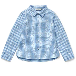 Tchibo - Kinderhemd - Jungen - Gr. 98/104 - blau/kariert
