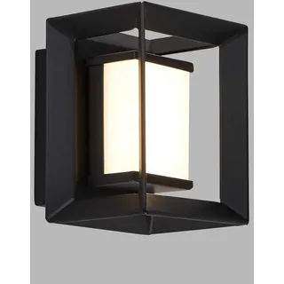 Searchlight Straßenleuchte LED schwarz H 10 cm spritzwassergeschützt