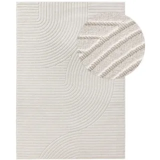 benuta pop Mars Outdoor-Teppich 120 x 170 cm Beige/Weiß
