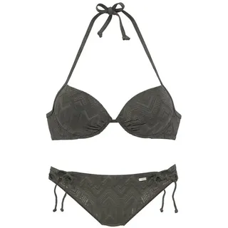 Buffalo Push-Up-Bikini Damen Grün 32 Cup A