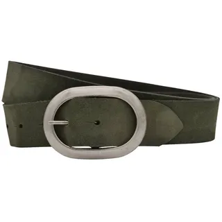 AnnaMatoni Damengürtel Leder 4cm grün 95