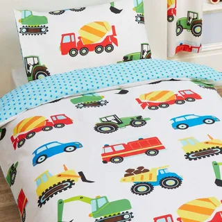 Price Right Home Trucks and Transport Junior Decken und Kissenbezug Set