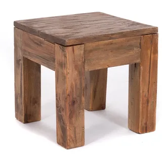 DESIGN DELIGHTS Square Beige Holz 30 x 30 x 30