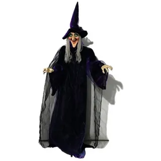 EUROPALMS Fantasy-Figur EUROPALMS Halloween Figur Hexe, animiert 175cm, verschiedene Ausführungen erhältlich