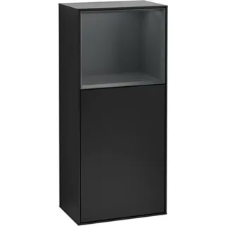 Villeroy & Boch Finion Seitenschrank F510HGPD 41,8x93,6x27cm, rechts, Regal oben Midnight Blue Matt, lacquer