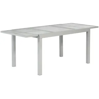 Merxx Ausziehtisch 120(180) x 90 x 75 cm Silber