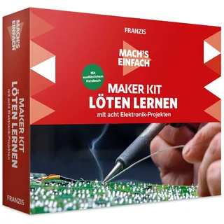 Franzis 67122 Mach's einfach Maker Kit Löten lernen