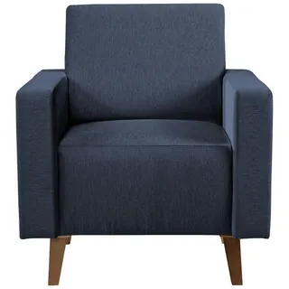 Mirjan24 Sessel Oviedo Polyester 75 x 75 x 80 cm Blau