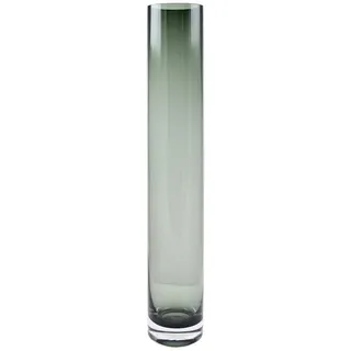 Kaheku Vase Motala grau 6,5 cm Ø Höhe 40 cm Farbglas durchgefärbt 420635005