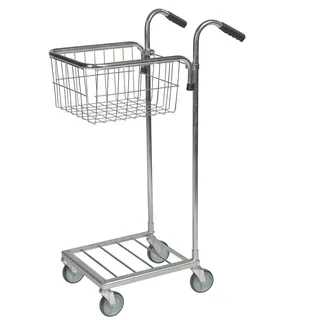 Kongamek Mini- Servierwagen Verzinkt Mit Korb 415x355x220mm Und Bremse
