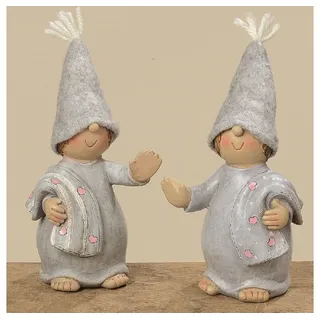 BOLTZE GRUPPE GmbH Weihnachtsfigur Dekofigur Wichtel H.16 cm Deko Winter Weihnachten