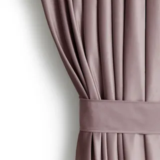 AmeliaHome RESTILO Dekoschal Kräuselband 140 x 270 cm Beige