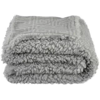 Zoeppritz Decke Reborn Lamb Legacy, Grau, Textil, 140x190 cm, Wohntextilien, Decken, Kuscheldecken