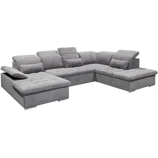 ed-lifestyle Wohnlandschaft Stoff 3-teilig Braun