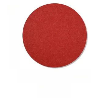 Runde Korktafeln, Filz-Pinnwand für Wände, Kork-Pinnwand, Memotafel, Leinen, Bauernhaus, dekorative Sichttafel, Korktafeln für Bürodekoration (rot, 30 x 30 cm)