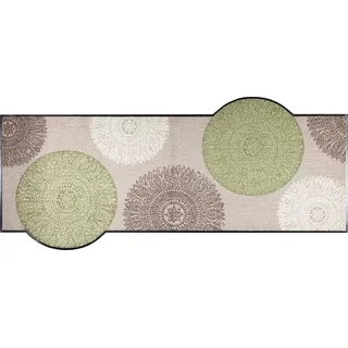 Erwin Müller Fußmatte Fußmatte, eckig, Höhe: 7 mm, gemustert beige|braun|grün 80 cm x 180 cm x 7 mm