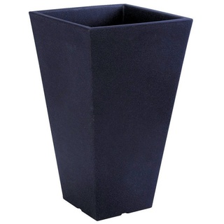 Spetebo Blumentopf Kunststoff Blumentopf anthrazit - 70 x 40 cm schwarz