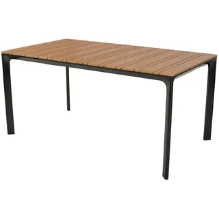 Merxx Gartentisch 156 x 90 x 75 cm Beige/Grau