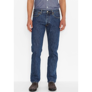 Straight-Jeans »501 LEVI'S ORIGINAL«, mit Markenlabel, Gr. 34 - Länge 34, Stonewash, , 795887-34 Länge 34