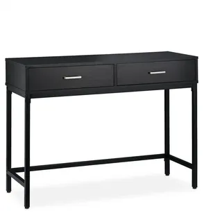 Relaxdays Konsolentisch 81 x 110 x 42 cm schwarz
