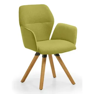 Niehoff Design-Schalenstuhl Merlot mit Stativgestell Massivholz