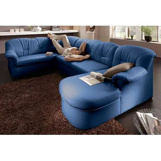 DOMO collection Wohnlandschaft »Papenburg«, zeitlose Rückensteppung, elegante Formensprache, U-Form«, in großer Farbvielfalt, wahlweise mit Bettfunktion, frei im Raum stellbar