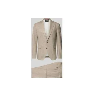 Regular Fit Anzug aus Viskose-Mix Modell 'Dalotti', Beige, $listsize[$i].replace('"','"')