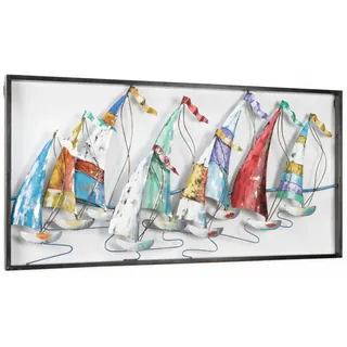 Kunstloft Metallbild, Mehrfarbig, Metall, 2.9x60 cm, Bilder und Zubehör, Wandbilder, Metallbilder
