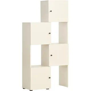 Schildmeyer Schieberegal Lovund 701953, cremebeige, 42 x 34,7 x 163 cm
