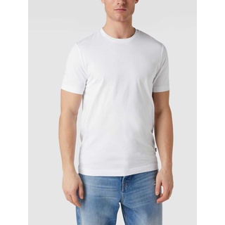 T-Shirt aus Baumwolle Modell 'Thompson', Weiss, M