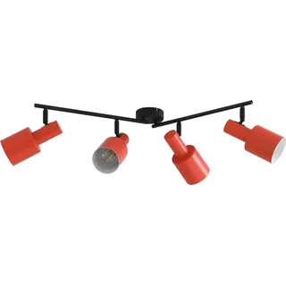 LINDBY Ovelia 4-flg. orange/schwarz Metall