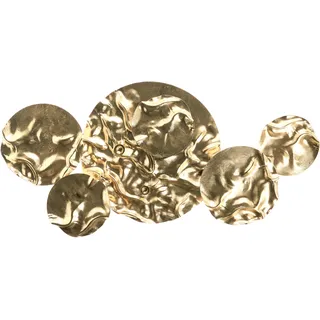 Beliani Wandobjekt CALRY Metall 43 cm Gold