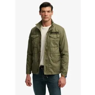 Superdry für Herren. M5012359A Militärjacke M65 grün (L), Lässig, Baumwolle