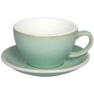 Café Latte Tasse & Untertasse Loveramics Egg Basil, 300 ml