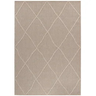 Ayyildiz Outdoorteppich »PATARA 4952«, rechteckig, 240x340 cm Oeko-Tex® Standard 100, Pflegeleicht / Strapazierfähig / In- und Outdoor geeignet Beige, Textil, Boho, - Beige
