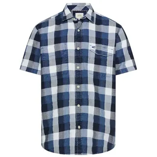CAMEL ACTIVE Kurzarmhemd kariert Blau M