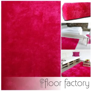 floor factory Hochflor-Teppich Seasons, quadratisch, Höhe: 25 mm rosa quadratisch | 200 cm x 200 cm x 25 mm